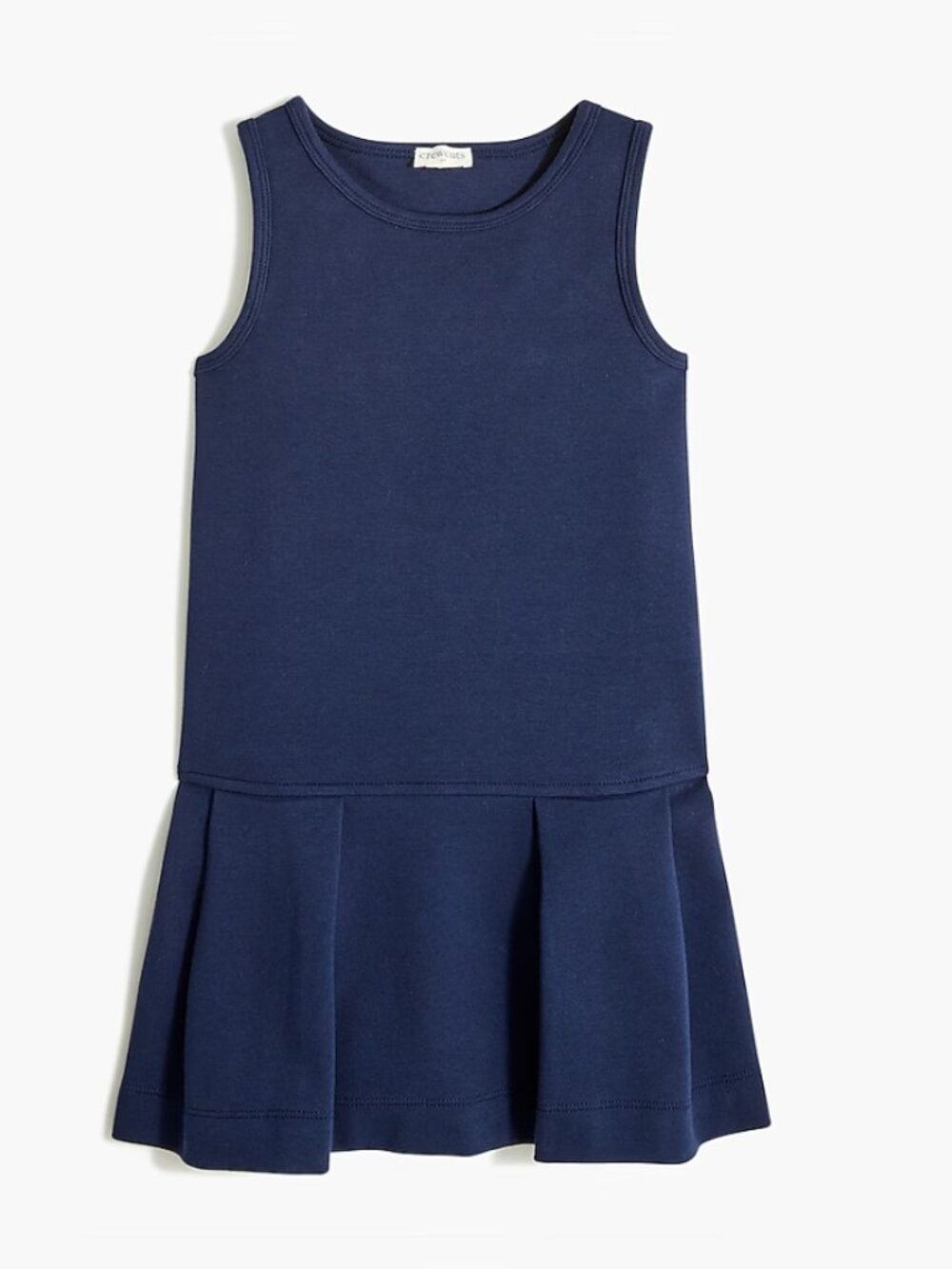 Crewcuts Girls' Ponte Uniform Dress Navy 10